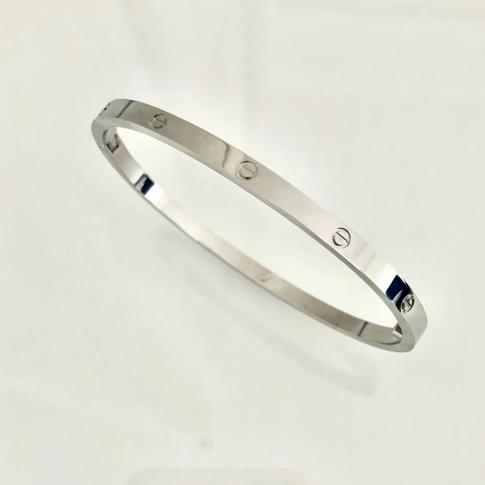 Screw Bracelet Small Model Stainless Steel.